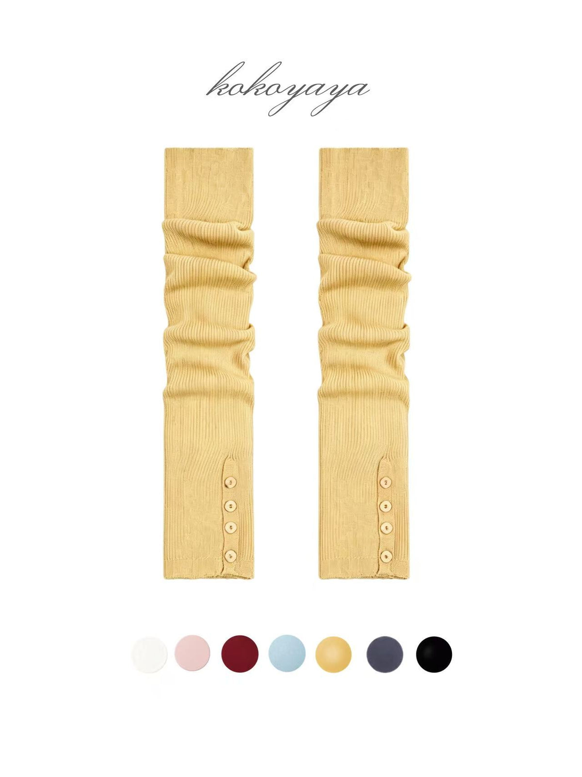 kokoyaya Yoga Pilates Knit Long Socks P008