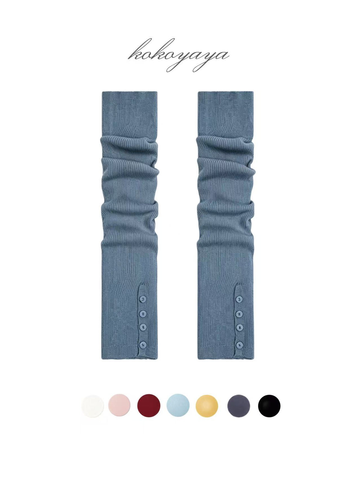 kokoyaya Yoga Pilates Knit Long Socks P008