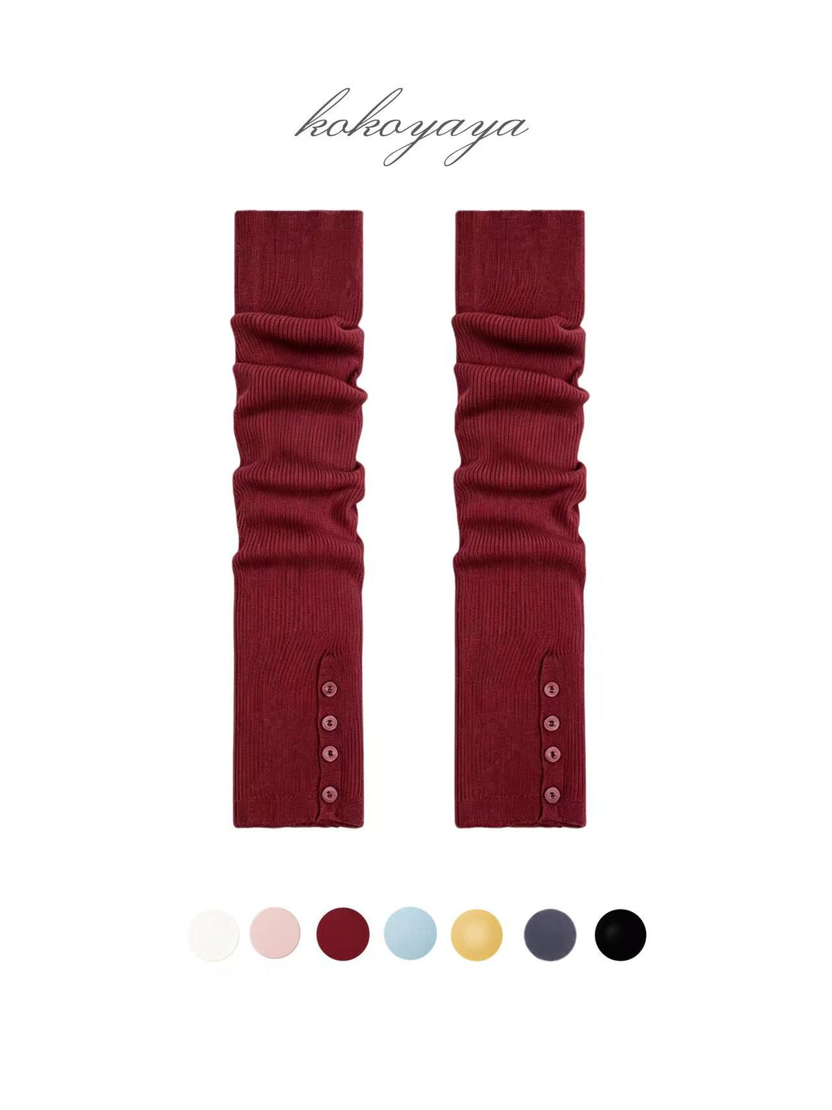 kokoyaya Yoga Pilates Knit Long Socks P008