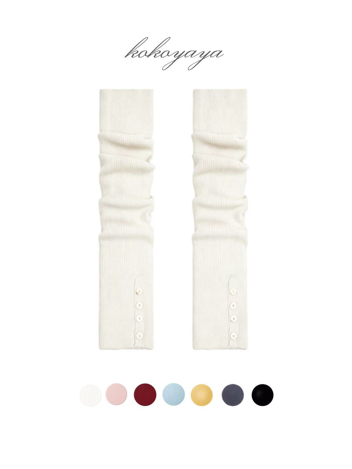 kokoyaya Yoga Pilates Knit Long Socks P008