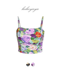 kokoyaya Floral Performance Sports Tank B122