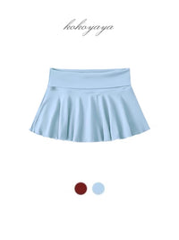 kokoyaya White Top Red Tennis Skirt Q017