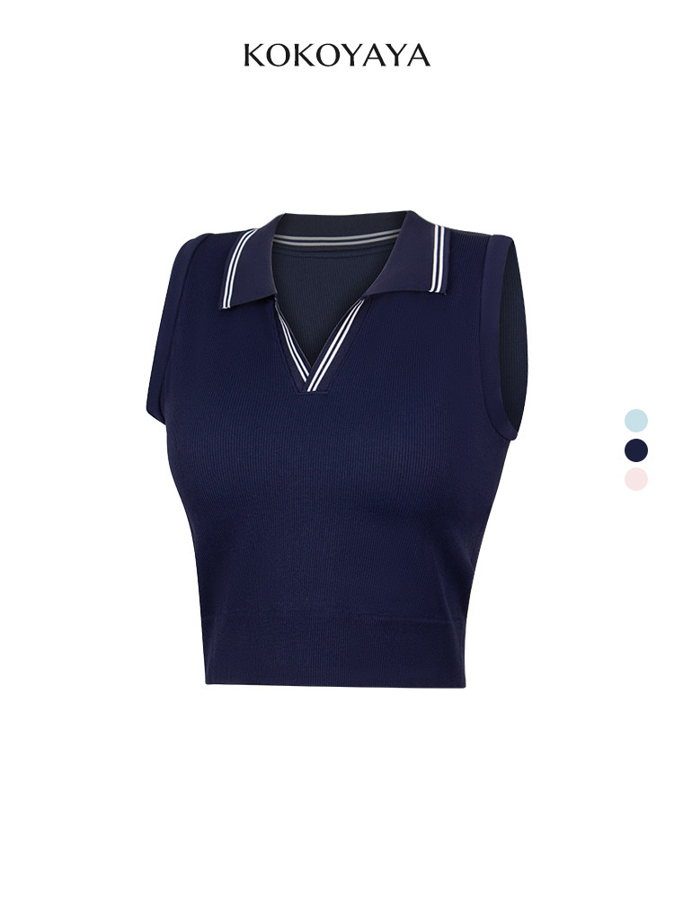 kokoyaya tennis top polo sports vest fitness suit skirt running training badminton short skirt