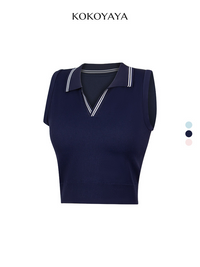 kokoyaya tennis top polo sports vest fitness suit skirt running training badminton short skirt