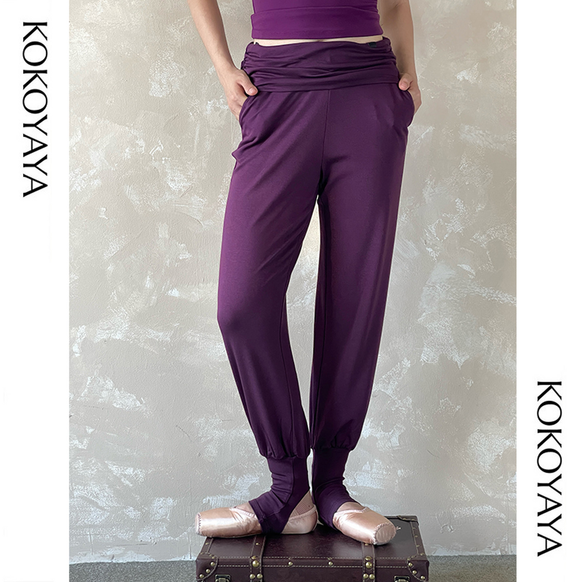 kokoyaya women's sports pants dance fitness pantswaist Pilates yoga pants