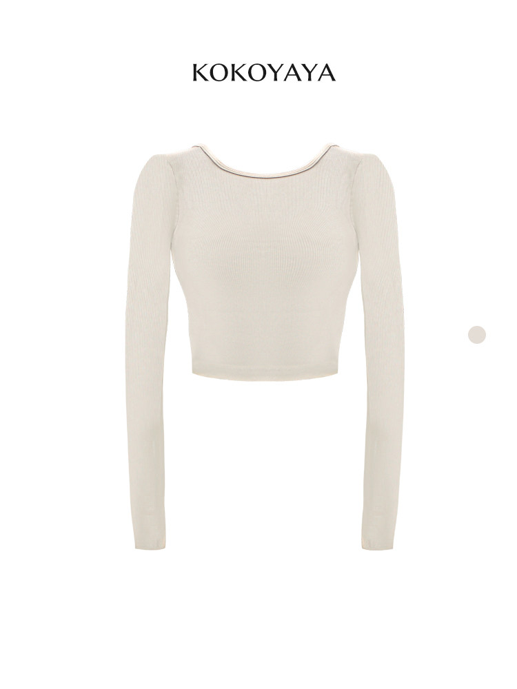 kokoyaya yoga suit, long-sleeved top, autumn fitness suit, women's fake, two-piece stitching Pilates dance training suit