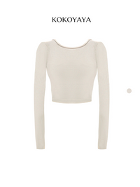 kokoyaya yoga suit, long-sleeved top, autumn fitness suit, women's fake, two-piece stitching Pilates dance training suit