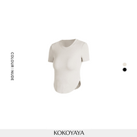 kokoyaya spring and summer sports top, slimming yoga suit, long-sleeved fitness suit, women's coat, T-shirt, running training suit