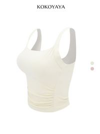 kokoyaya yoga top vest high-elastic fitness clothes detachable chest cushions high-strength shockproof sports underwear