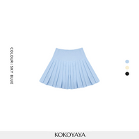 【special clearance price, no refund】kokoyaya sports skirt Lycra high-elastic women pleated fitness anti-exposure tennis skirt badminton skirt