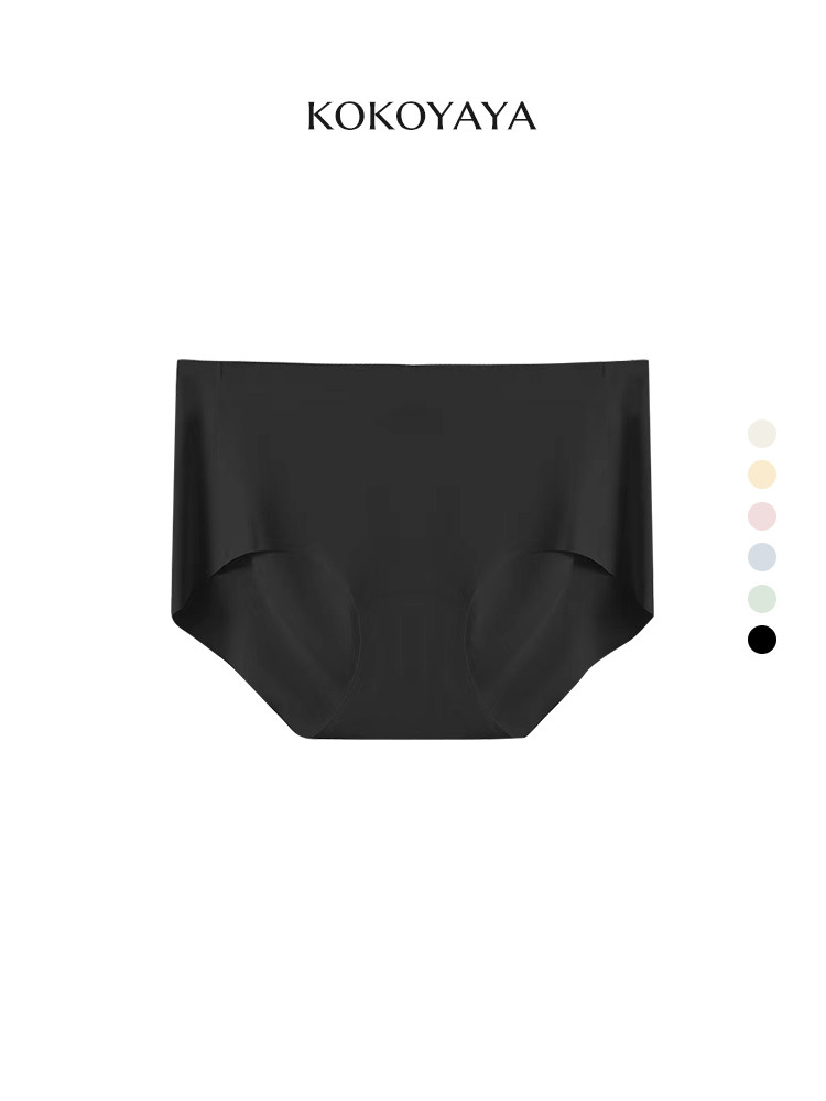kokoyaya sports underwear women's antibacterial mid-waist thin women's underwear anti-pinch hip briefs pants N005