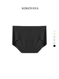kokoyaya sports underwear women's antibacterial mid-waist thin women's underwear anti-pinch hip briefs pants N005
