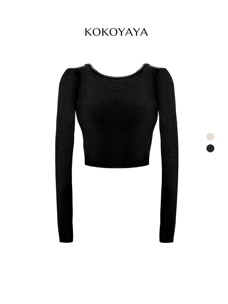 kokoyaya yoga suit, long-sleeved top, autumn fitness suit, women's fake, two-piece stitching Pilates dance training suit