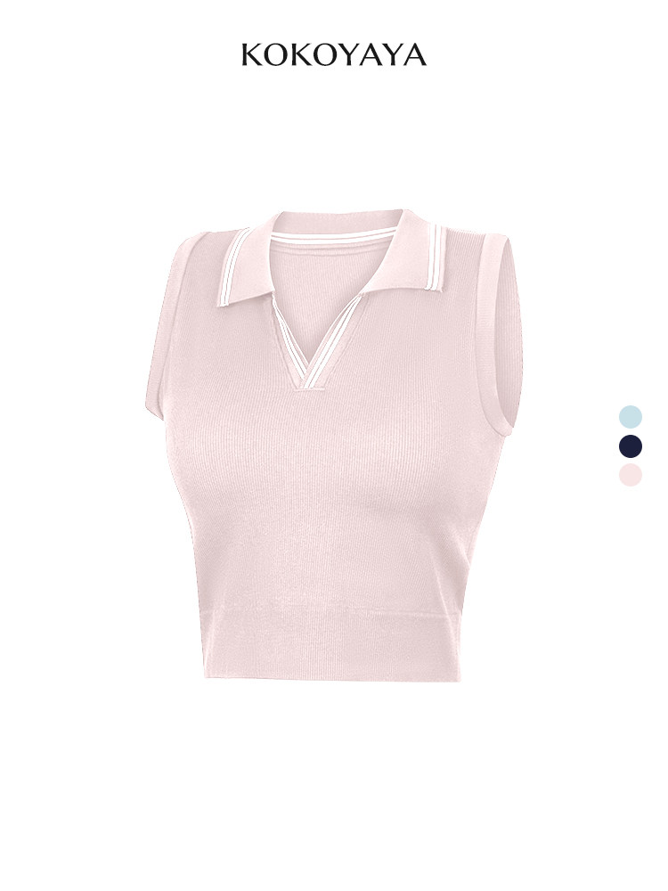 kokoyaya tennis top polo sports vest fitness suit skirt running training badminton short skirt