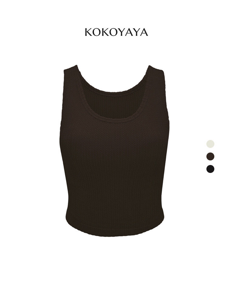 kokoyaya summer threaded sleeveless sports vest women's running training tights top breathable yoga dress