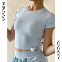 kokoyaya Women's Tennis Wear Sports Set Golf Marathon Fitness Badminton Wear