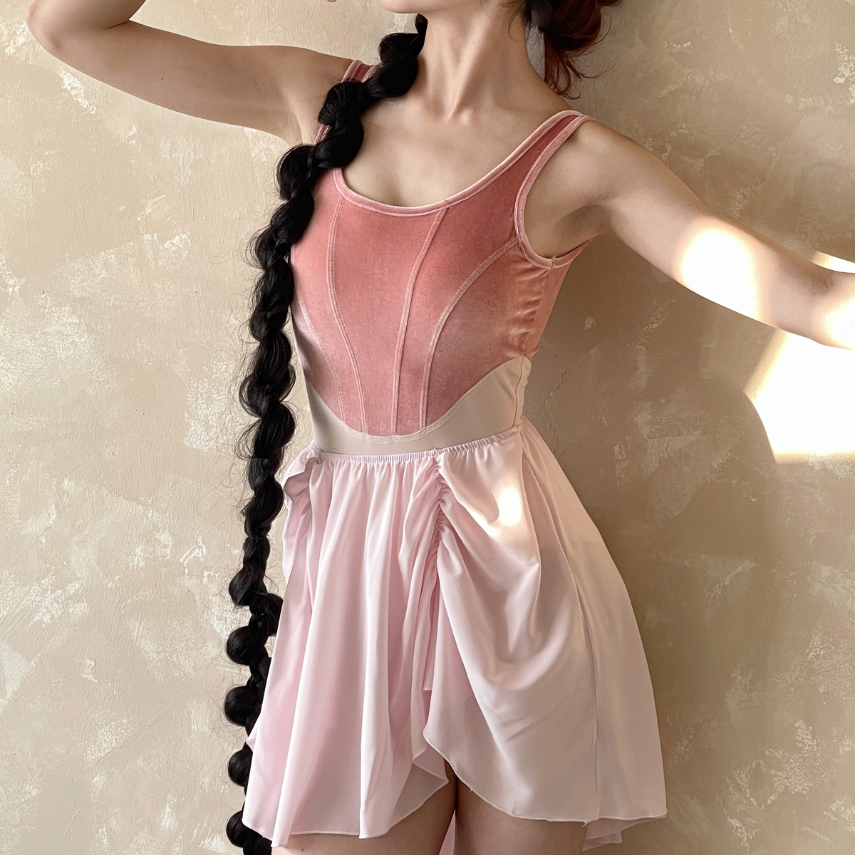 kokoyaya ballet jumpsuit, women's dance suit, gymnastics suit, sports velvet art test performance suit
