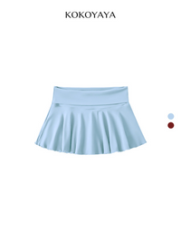 kokoyaya tennis sports suit suspender vest women with chest pad pleated running badminton short skirt tennis dress