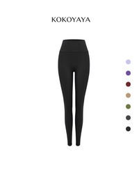 kokoyaya Purple High Waist Yoga Leggings, Tummy & Butt Lifting for Fitness Pilates K035