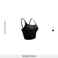 kokoyaya sports vest women's spring and summer fitness yoga suspender bra integrated underwear