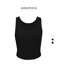 kokoyaya summer threaded sleeveless sports vest women's running training tights top breathable yoga dress