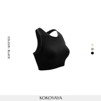 【special clearance price, no refund】kokoyaya yoga suit, I-shape top, vest, sports and fitness suit, women's integrated underwear B057