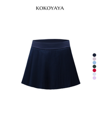 kokoyaya tennis short skirt, quick-drying badminton skirt, high-rise anti-exposure A-line marathon tennis skirt
