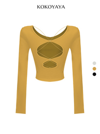 kokoyaya hollow back, beautiful back, sports top, running training clothes, yoga clothes
