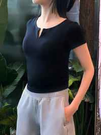 kokoyaya summer tight-fitting quick-drying sports top women's short-sleeved T-shirt with chest pad training fitness yoga dress