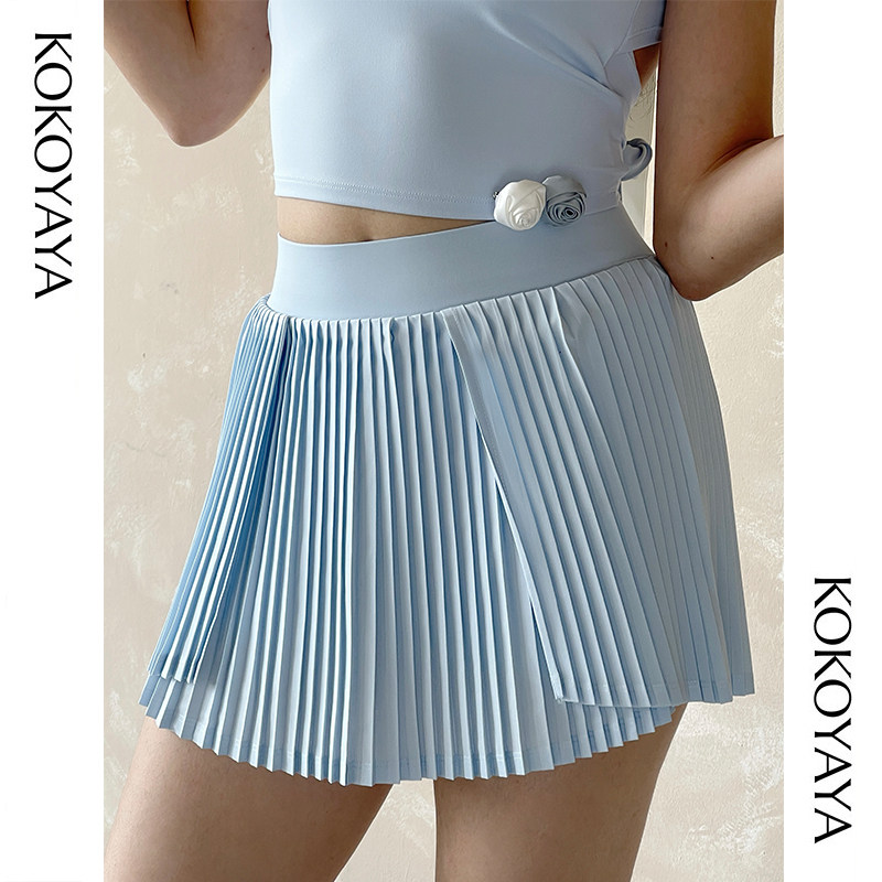 kokoyaya Women's Tennis Wear Sports Set Golf Marathon Fitness Badminton Wear