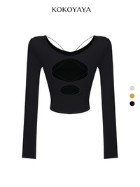 kokoyaya hollow back, beautiful back, sports top, running training clothes, yoga clothes