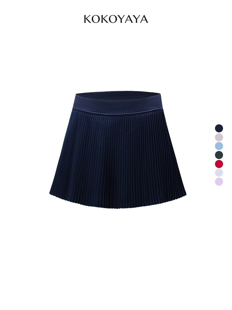kokoyaya tennis top polo sports vest fitness suit skirt running training badminton short skirt