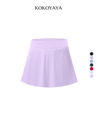 kokoyaya tennis short skirt, quick-drying badminton skirt, high-rise anti-exposure A-line marathon tennis skirt