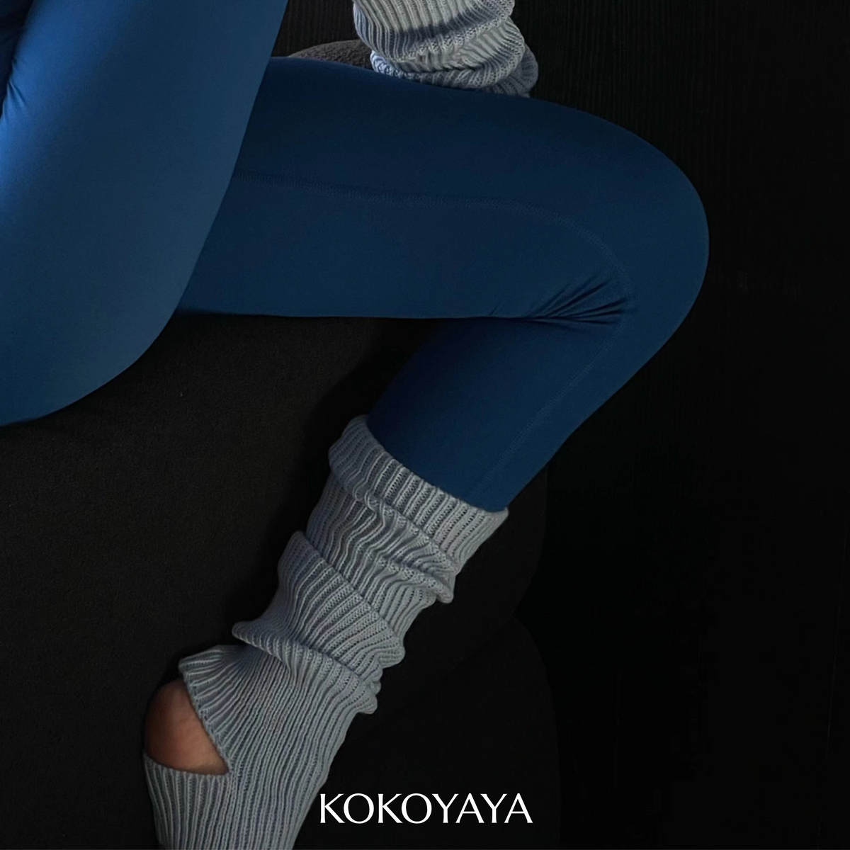 kokoyaya professional yoga socks Pilates knitted foot socks medium tube pile socks W007